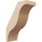 Ekena Millwork 5-inch W x 10-inch D x 14-inch H Funston Rough Cedar Woodgrain TimberThane Knee Brace, Primed BRCUR05X10X14FSTRCPR - alternate 1